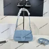 High-End-Marke-Tasche Frauenhandtasche Geldbörse Neue Le Bambimou-Kollektion Premium Leder Kissenbeutel Modedesigner tragbarer Einzelschulter-Crossbody Handtasche