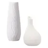 Vaser europeisk stil vas keramisk vit skrivbord mittpiece minimalist för badrum kök sovrum hylla hem dekoration