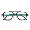 Lunettes de soleil Frames Pure Titanium Lunes Luxury Frame Man Colorful Retro Round Prescription Eyeglass Vintage Myopia Optical Eyewear 5743