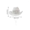 Berets Shinning Bride Letter Cowgirl Hat Novelty Cowboy Summer Beach Western Fancy Doids Accessoire