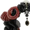 Party Supplies Gothic pannband Rose Devil Horn Dark Lace Witch Halloween Rollspel