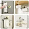 Haken Multifunktionaler Rollpapierhalter Platz sparen tragbares Toilettengewebeschelf für Wohnzimmer