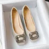 Горячая распродажа Большой размер дизайн бабочки коренастые туфли на каблуках женская мягкая квадратная одежда