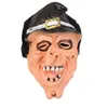 Black Halloween Witch Mask Silicone Scialle Cosplay Party Horror Scary Devil Masches S S