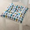 Pillow 40x40cm Soft Square Stripe Seat Back Tie On Chair Sofa Car Pad Home Office