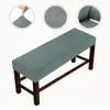 Couvriers de chaise Chambre élastique longue couverture de banc de housse extensible couverture complète meubles de protection de protection.