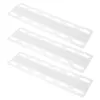 Accroche 100 pcs Hole d'aéronet Crochet Perce Tabs suspendus Affichage PVC Clear collant pour les dossiers