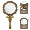 Miroirs compacts Miroir Miroir Alloy Antique Bronze Style Glass Retro Makeup Girlfriend Girld