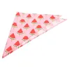 Habitant pour animaux de compagnie Bib Party triangulaire bandana décor écharpe Puppy bandanas imprimé en polyester