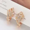 Hoop Coldings Design Rhinestone Clip na no Hole Kobiet Prosty elegancki styl uszy mankiet ślubna biżuteria weselna