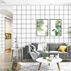 Wallpapers Black And White Plaid Wallpaper Nordic Style Geometric Line Graphics Living Room Bedroom Modern Minimalist Background