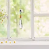 Décorations de jardin belles perles arc-en-ciel de surface lisse robuste pour la décoration de la fenêtre de la maison
