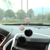 Dekoracyjne figurki Widok samochodu Modny lustro wiszący wisiorek auto wystrój domu szczęśliwy pojazd ornament mini akcesoria wnętrz dekoracja wnętrza