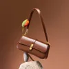 Bolsas de couro genuíno da axila Yanatari Bolsas de couro genuínas Mulheres Bolsa de ombro vintage Bolsas de crossbody fêmeas de luxo de alta qualidade 240508