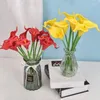 Decorative Flowers 5/10pcs Artificial Calla Lily Fake Flower Bouquet For Wedding Bridal Party Home Office Table Birthday Gift Decoration