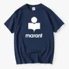 Herren-T-Shirts Designer Marant Hemd Marant Summer Marant T-Shirt Männer Frauen übergroß