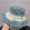 Bucket Hat Designer Mens Beanie Cap Womens Wide Brim Hats New denim fisherman hat water wash beach sunshade hat basin hat