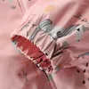 Giacche Fashion Children Girls Giackate Coats Stampa Modello cartone animato Abbigliamento a doppio strato Abbigliamento caldo per bambini Spring/Autunno