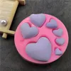 Baking Moulds 3D Love Heart Shape Decorative Silicone Mold Fondant Cookie Chocolate Mould Candy Cake Pudding DIY Tools