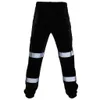 Men Road Work Hoge zichtbaarheid overalls Casual pocket broek broek 240508