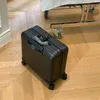 16 Inches Business Suitcase for Men Women Designer Suitcase Luggage Aluminium Alloy Travel Trolley Case Fashion Boarding Case Unisex Trunk