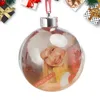 Party Decoration Creative Po Baubles Christmas Transparent Cadre de balle Ornement décorations d'arbre