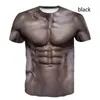 EST Muscular Man 3d Printed T Shirt Fashion Zabawne krótkie topy pullover męskie koszulka stree-odzież luźna mężczyzna 240513