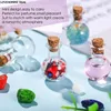 Party Decoration 10x små glasflaskor Miniatyr Potion Bottle Mini Cork Cork Inals Wedding