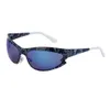 Modne kota oko rowerowe, styl pudełka, modne kolorowe okulary przeciwsłoneczne dla kobiet, odcienie H513-15