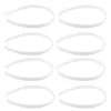 Boinas 10 PCs Hairband Hair Band Stands Bandas de bends Baseball Cap Insert para suporte de plástico Sun Inserts Caps