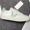 Casual 2005 French Brazil Green Earth Green Low-carbon Life V Organic Cotton Flats Platform Sneakers Women Classic White Designer Shoes Mens Trainers d5