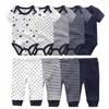 Ensembles de vêtements pour bébés vêtements pour nouveau-nés garçons et filles vêtements et pantalons à ajustement serré ensemble pour les jeunes enfants
