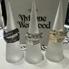Дизайнерская новая westwoods head gam gant saturn кольцо для женщин Высококачественное и небольшая форма дизайна двойной слоистые блестящие бриллианты гвоздь