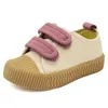 Zapatillas de lona para niños TS TS TS 2023 Autumn Boys and Girls Board de velcro preescolar Cookie Baby H240513