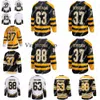 VIN 2023 Winter Classic 37 Patrice Bergeron Jersey 88 David Pastrnak 63 Brad Marchand 71 Taylor Hall 73 Charlie McAvoy Hockey Jerseys Black