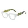 Trendy box glasses for women can be paired with myopia small frame glasses, male optical frames, sunglass H513-10