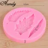 Выпечка инструментов Aomily Leaf Silicon Cake Flom