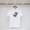 Sommer-Baumwoll-T-Shirt-Designer T-Shirt Herren T-Shirt Round Hals kurzärmelig T-Shirts Mode gedrucktes T-Shirt 7A Quality Casual Pullover Polo Shirt USA Größe S-XL