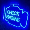 LED Neon Sign Check Engine Neon Sign Led Light Auto Room Repair Shop Decor Bar Club Luminous Atmosphere Lamp USB R230613 LL