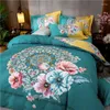 Bedding Sets Cotton Home Set Floral Traditional Chinese Four Pieces C20