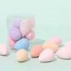 Makeup Tools 2 ~ 100 Mini Beauty Eggs Mini Makeup Sponge Puffs Wet Dry Oper Mjuk och söt Makeup Puffs Svamp Makeup Mixer Facial Makeup Tools D240510