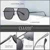 Clloio Mode Aluminium pochromische Sonnenbrille Männer Frauen polarisierte Sonnenbrille Chamäleon Antiglare Fahren Oculos de Sol 240425