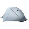 Tenten en schuilplaatsen 3F UL Gear Outdoor Ultralight 1 Persoon Camping Tent 3/4 Seizoen Professional 210T Nylon Silicone Para Foot PrintingQ240511