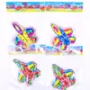 Party Favor 12pcs Fun Kids Day Day Average Gift Transparent avion transparent Rolling Ball Maze Game Pinata Fill Gifts Bag Toys Giveaway 6x7cm