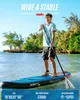 Bolerto Inflatable Paddle Board Totem Lake Blue 106326 Double Blade Stand Up Sup With Kayak Seat Accessories 240509