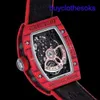 RM Mechanical Wrist Watch RM07-01 Red NTPT Märke Limited Edition 50 Womens and Mens Watches