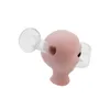 Pipes de tabac de silicone protable en gros de Skull