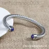 Desginer David Yurma Bracelet Jewelry C Lapis Lazuli電気めっきブレスレットケーブルツイストワイヤー人気