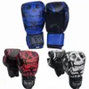 MMA Fighting Boxing Gloves Sports PU Skull Muay Thai Kickboxing Mitts Fight WomenMen Sanda Child Adult Training Punching Glove 240506