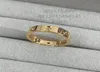 8 Diamants 18K 36 mm Ring V V Gold Material ne s'estompera jamais la marque de luxe étroite Reproductions officielles avec comptoir CO8907603